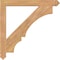 Ekena Millwork Balboa Arts & Crafts Smooth Bracket, Western Red Cedar, 3 1/2"W x 36"D x 36"H BKT04X36X36BOA03SWR - alternate 3